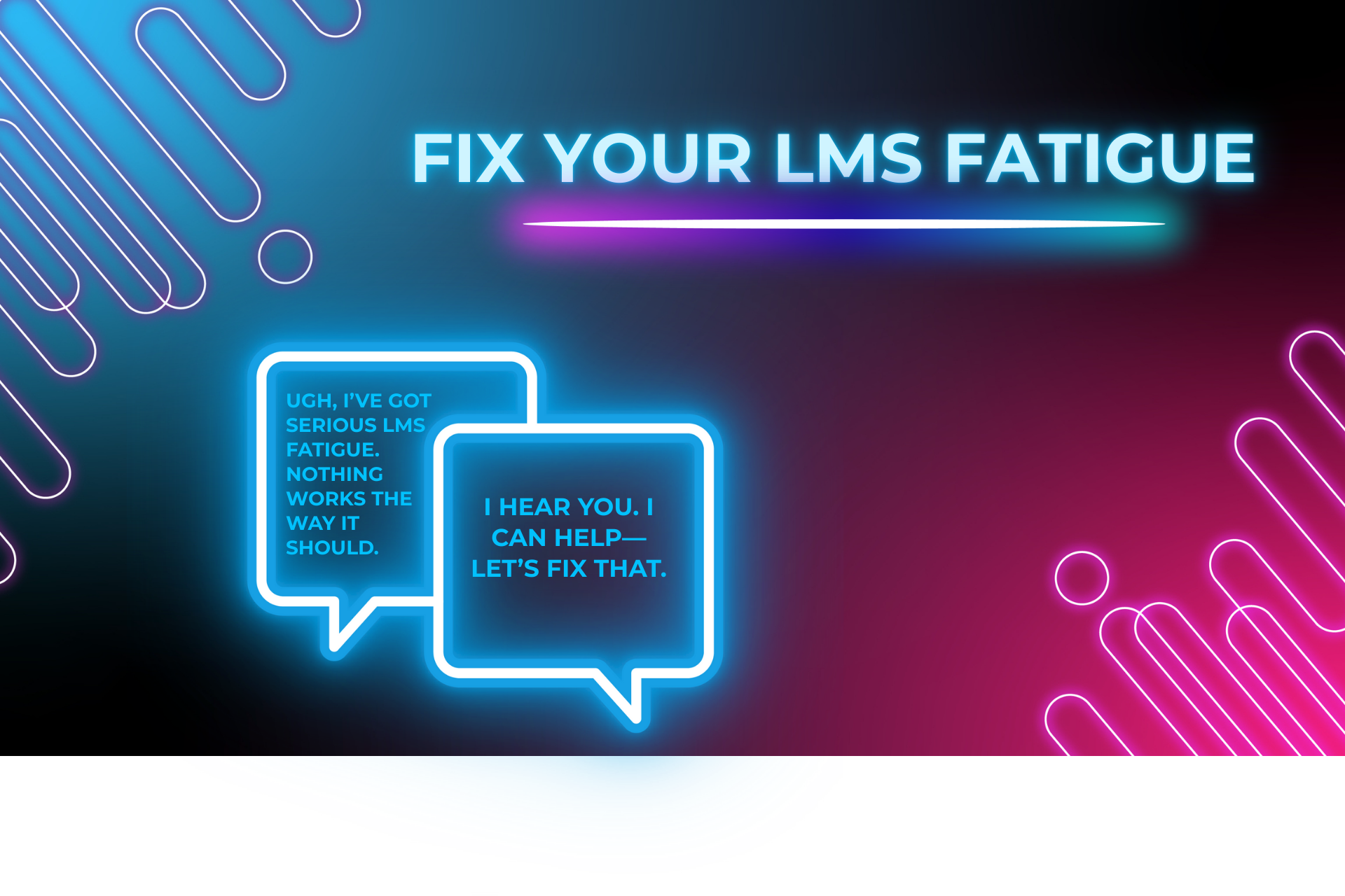 LMS fatigue is real