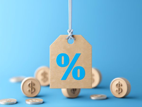 Pricing Strategy A price tag with a percentage icon