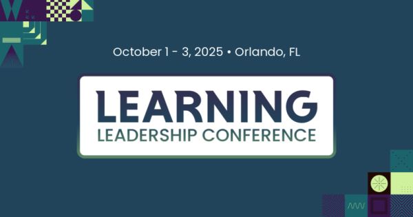learning leadership conference image Digital banner for the Learning Leadership Conference 2025 in Orlando